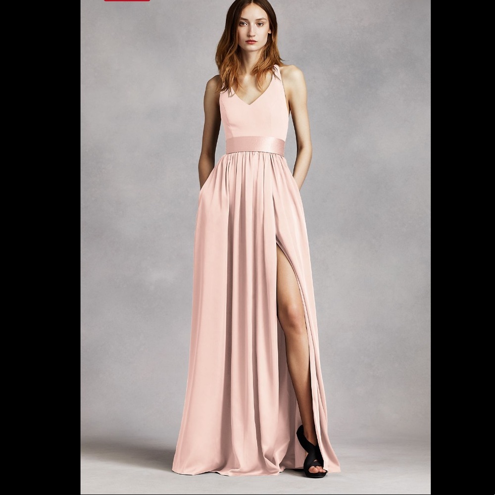 Vera Wang Bridesmaid Dress in Blush
